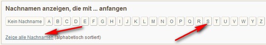 Startseite Suche